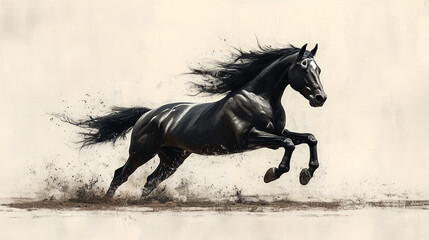 horse, tier, hengst, vektor, lauf, black, bauernhof, mähne, säugetier, horsey, galopp, abbildung, wild, einhufer, lauf, silhouette, ponies, mustang, geschwindigkeit, stute, zeichnung, araber, cartoons
