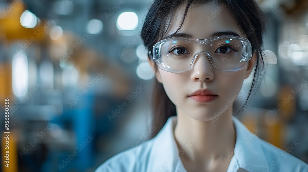 Poster asian female engineers bring a unique perspective to industrial design and engineering blending crea
