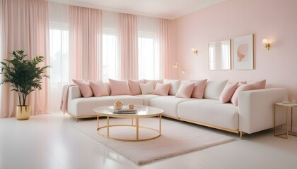 Photo interior modern design room 3d illustration