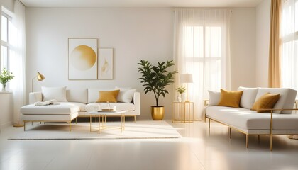 Photo interior modern design room 3d illustration
