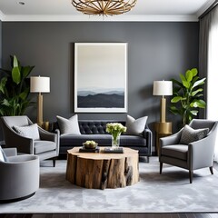 Fototapeta premium modern living room