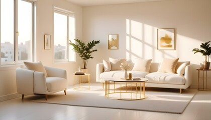 Photo interior modern design room 3d illustration