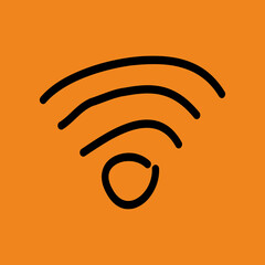 Wifi icon vector 