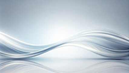 Naklejka premium Bright white background with high definition minimal wave design, , background, bright, white, high definition, minimal, wave
