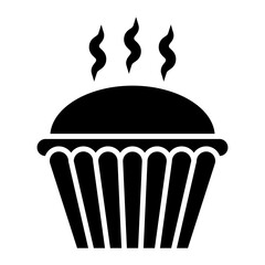 Muffin glyph icon