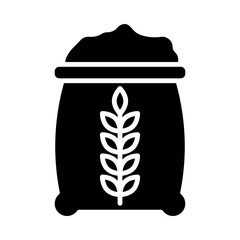 Flour Bag glyph icon