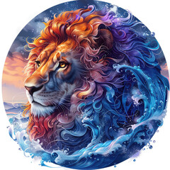 lion head in the sky © ian