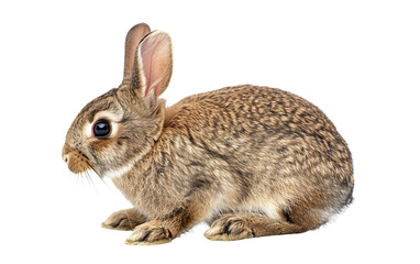 Obraz premium Rabbit on white background.png
