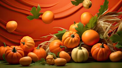 vegetables on the background