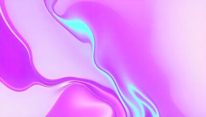Colorful abstract background made of holographic metal foil. fluid shapes in shades of pink, purple, and blue, liquid metal, foil, wavy with shiny texture.