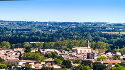 Ville de Marguerittes dans le Gard