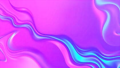 Colorful abstract background made of holographic metal foil. fluid shapes in shades of pink, purple, and blue, liquid metal, foil, wavy with shiny texture.