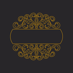 vintage ornament. floral frames and borders.