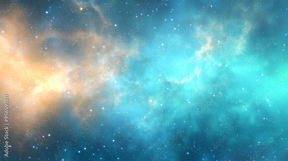 Poster an abstract representation of a cosmic nebula transparent background images