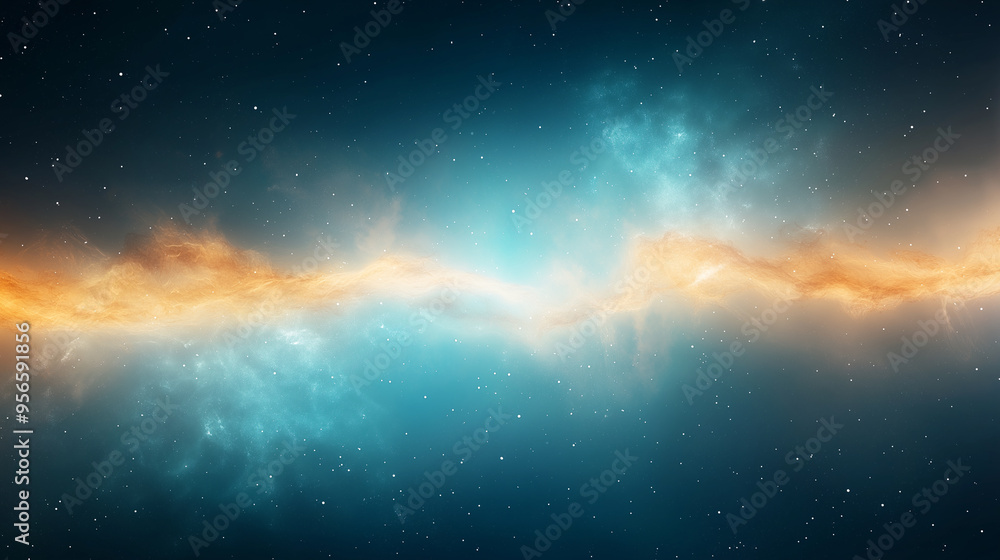 Poster an abstract representation of a cosmic nebula transparent background images