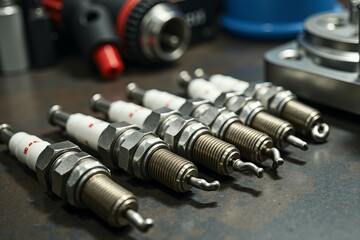 A cluster of sparkly decorations sitting on a table, great for parties or celebrations