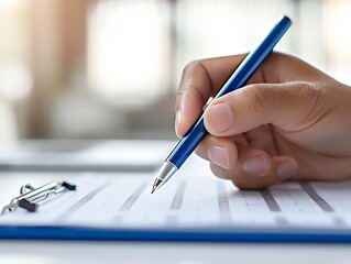 financial audit checklist, with light effects highlighting accuracy and compliance.