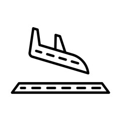 Arrival line icon