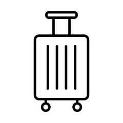 Luggage line icon
