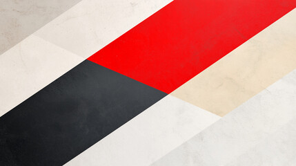 Fototapeta premium Dark red and grey grunge stripes abstract banner design. Geometric tech vector background with old wall texture