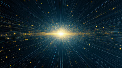 Digital sci-fi door surreal abstract poster background