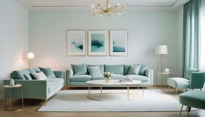 Photo interior modern design room 3d illustration