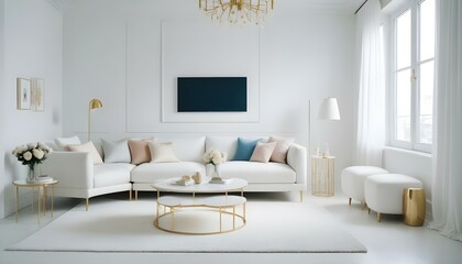 Photo interior modern design room 3d illustration