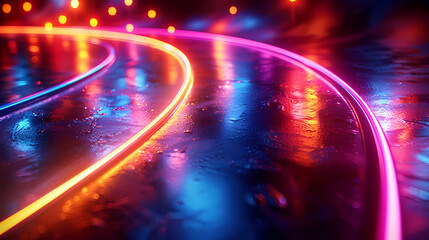 car in the night city