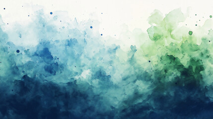 Vintage Watercolor Sky Textures with Dark Clouds and Bright Light Patterns