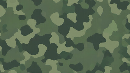 Fototapeta premium Seamless army green military camouflage texture, repeating pattern.