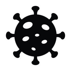 Virus icon vector on white background