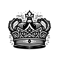 crown logo design, crown vector icon