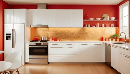 Photo interior modern design room 3d illustration