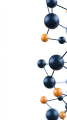 Abstract 3D Molecular Structure.