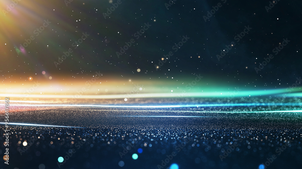 Poster led light. future tech. shine dynamic scene. neon flare. colorful rays. .magic moving fast lines. sp