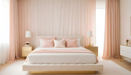 Photo interior modern design room 3d illustration