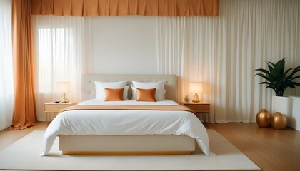 Photo interior modern design room 3d illustration