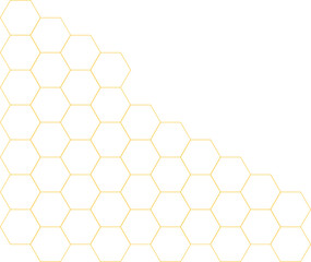 Hexagon Honeycomb Outlines