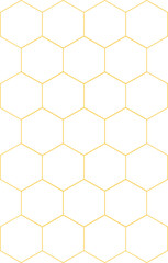 Hexagon Honeycomb Outlines