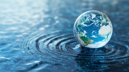 Reflection of Earth in Water