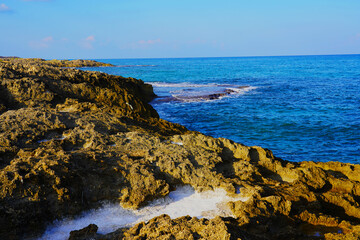 Coast of the Habonim reserve .israel