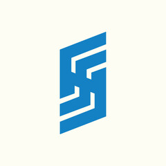 Creative Modern Technology Letter S Logo