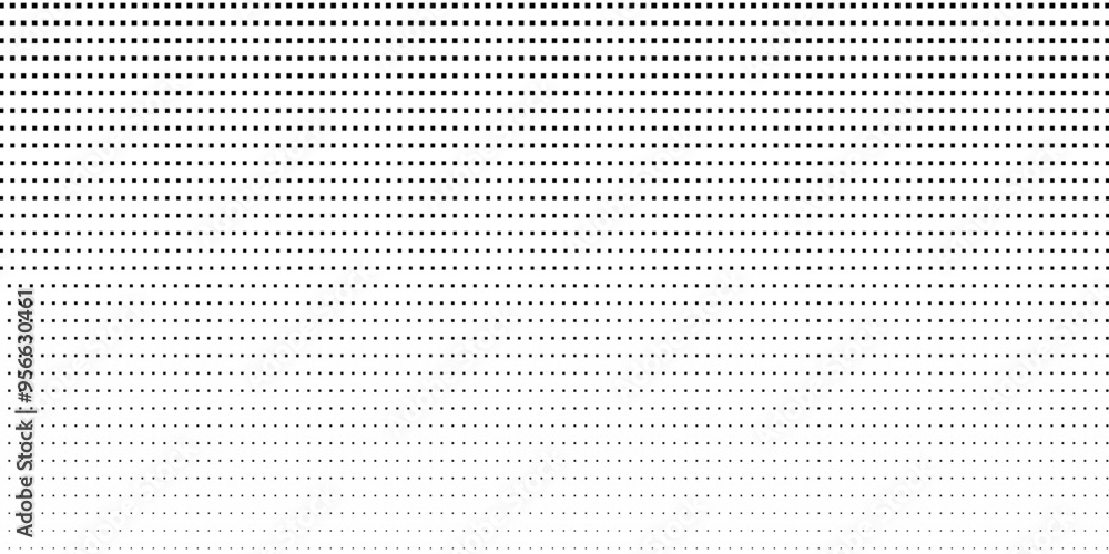 Poster dotted gradient halftone background. seamless horizontal dot pattern in pop art style. abstract mode