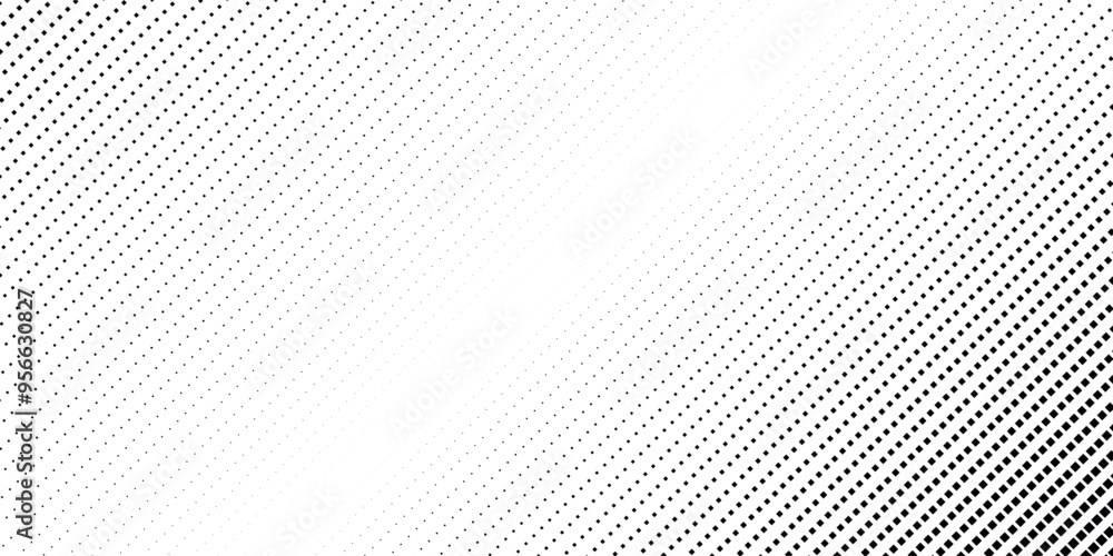 Poster dotted gradient halftone background. horizontal seamless dots pattern in pop art style. abstract mod