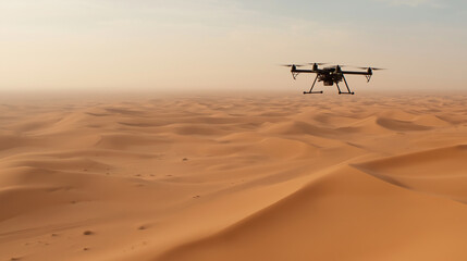 Spacecraft in desert