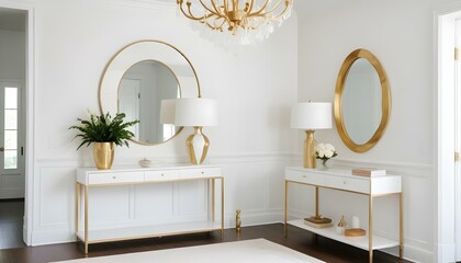 Photo interior modern design room 3d illustration