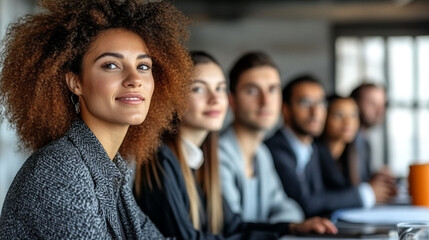 Obraz premium Professional Business Meetings, Modern Corporate Negotiations, Team Collaboration Backgrounds