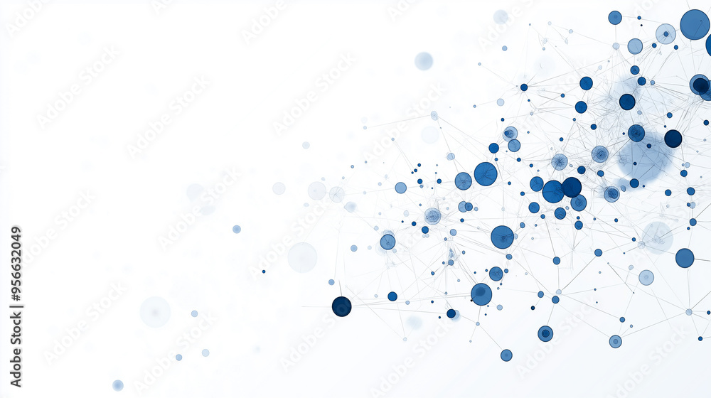 Poster sphere of dots or particles isolated on white color. technology abstract art background. collection 
