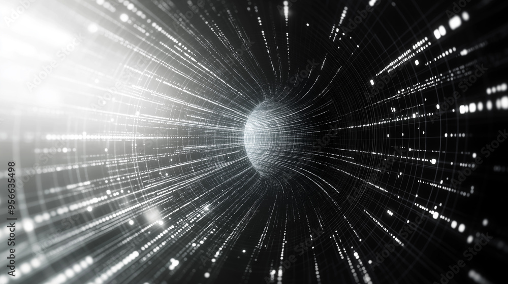 Poster technology abstract white modern hi-tech display background, empty space scene, spaceship, dark nigh