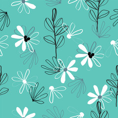 Abstract floral surface pattern seamless background